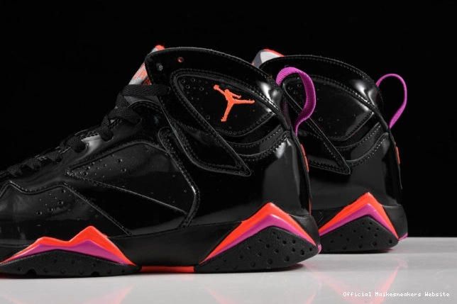Official Maikesneakers Retro Jordan 7 Air 313358-006 Patent Black 0717